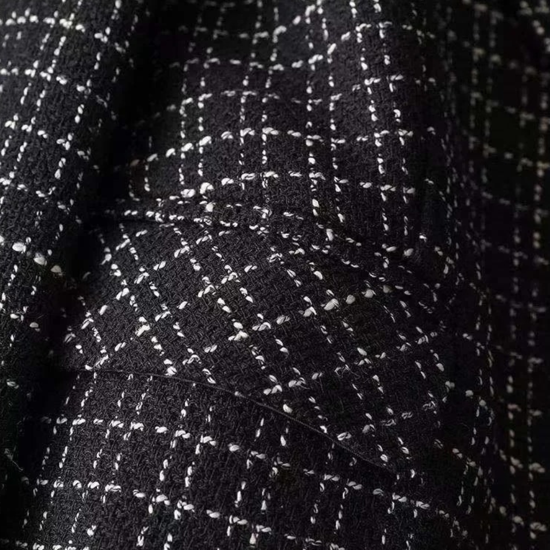 CHIARA ELISABETTA CHECK BLAZER