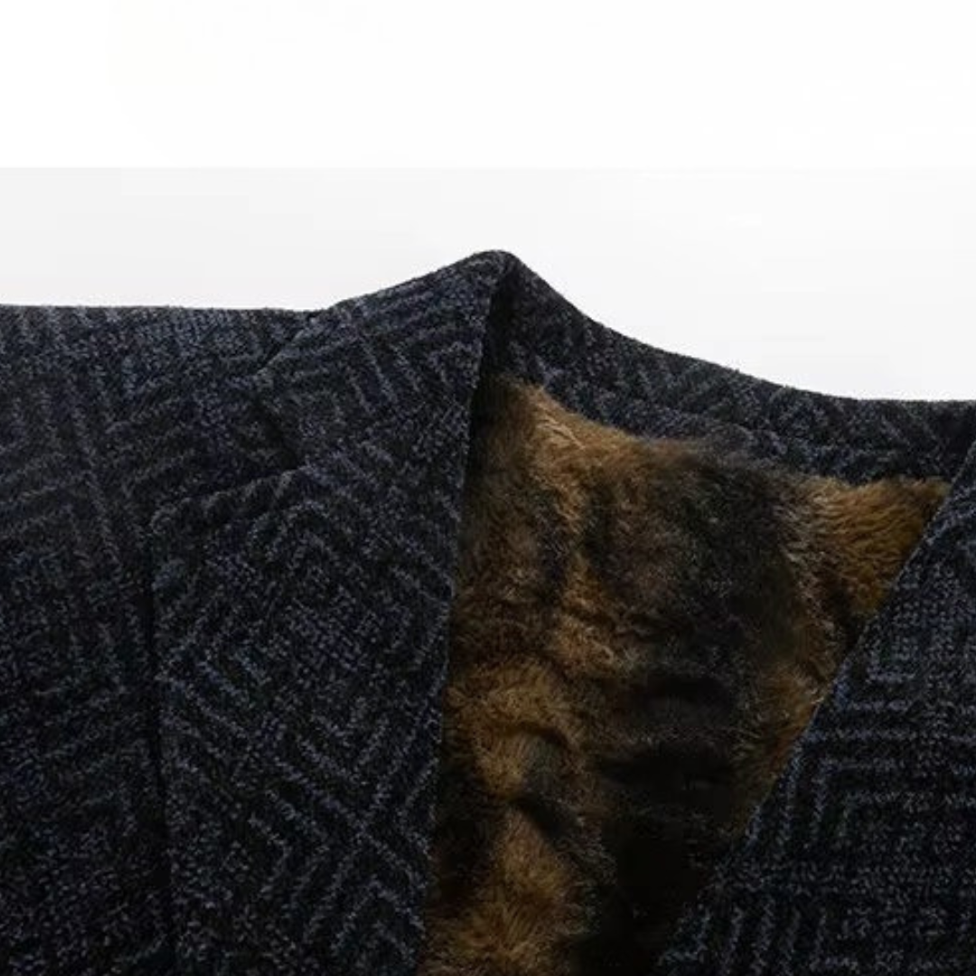 RAFFAELE GIORGIO HERRINGBONE COAT