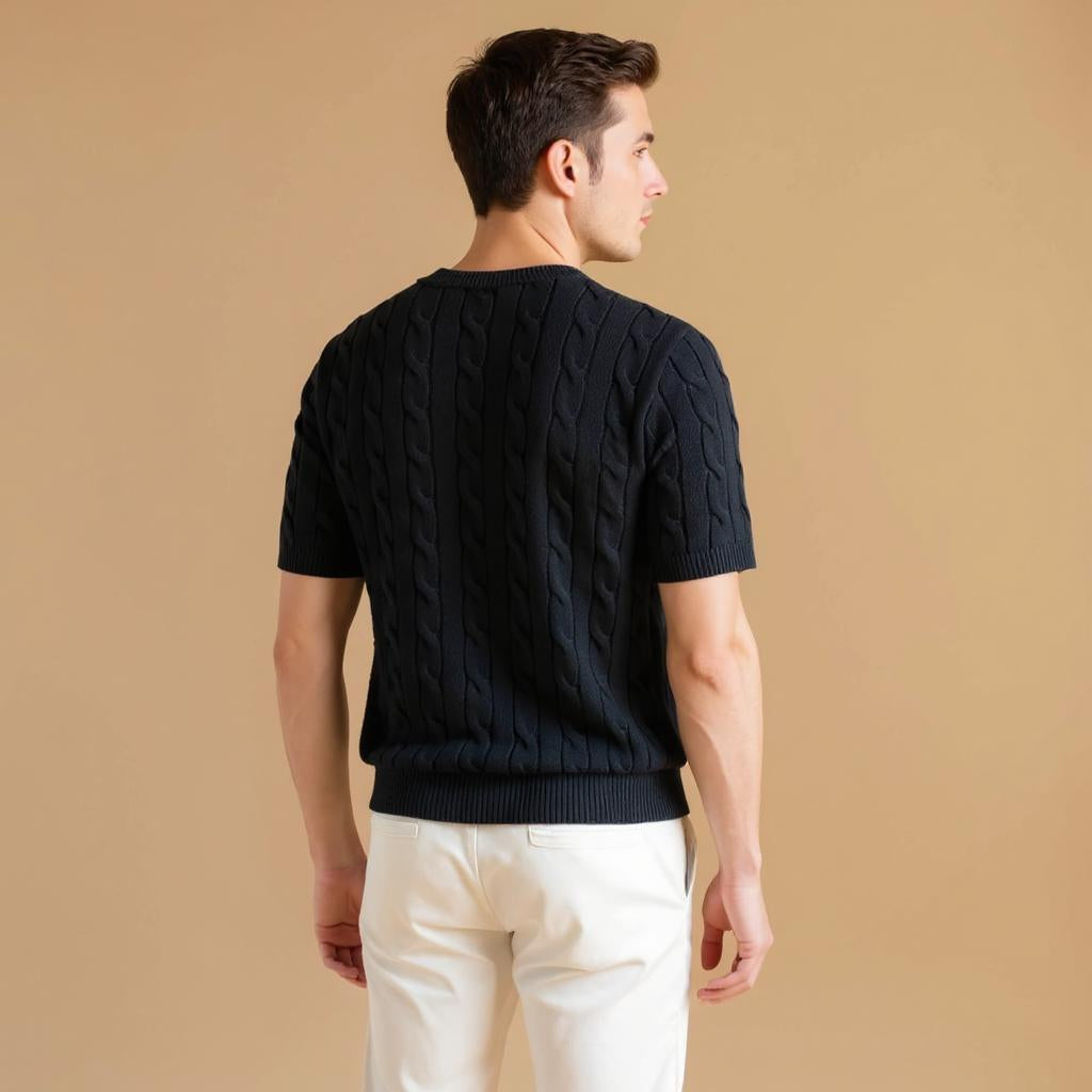 STEFANO EMILI FINE CABLE KNIT