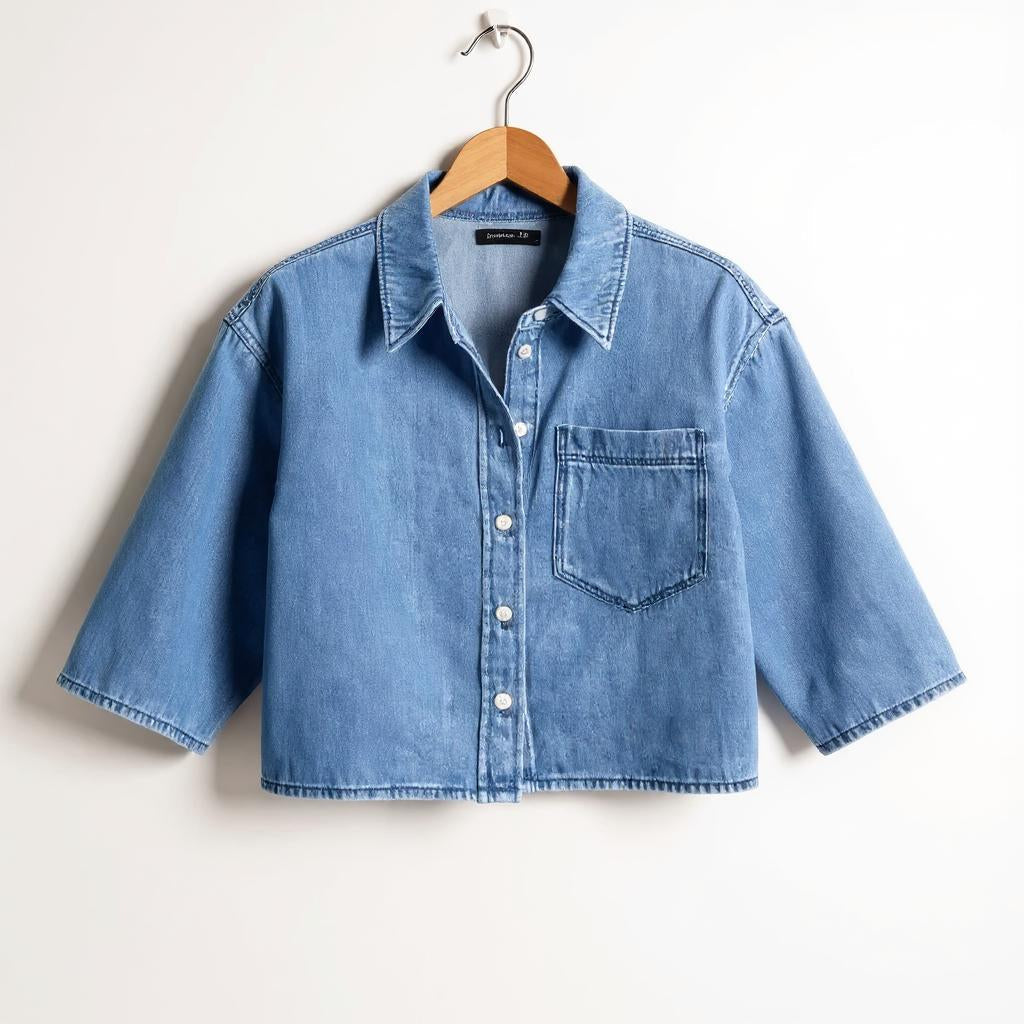 FLAVIA ANTONELLA DENIM SHIRT
