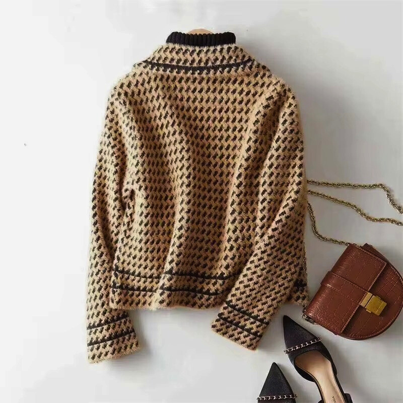 GIULIA VITTORIA HOUNDSTOOTH BLAZER