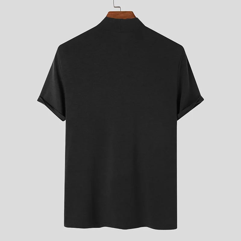 STEFANO ADRIANO SHORT SLEEVE TURTLENECK