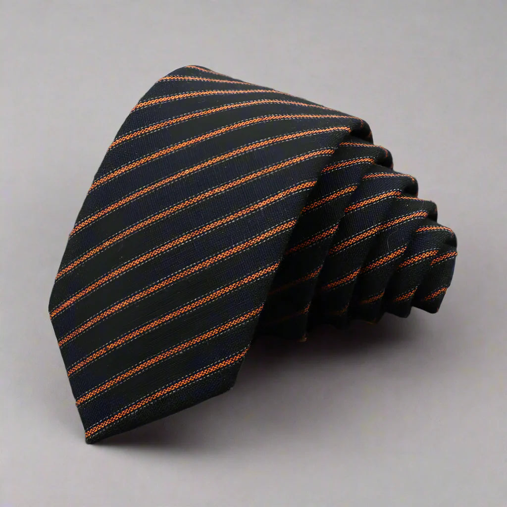 Vintage Slim Woven Cotton Tie