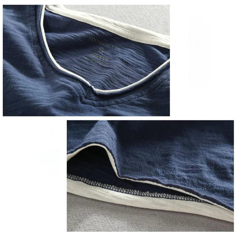 LEONARDO MARCO V-NECK JERSEY SHIRT