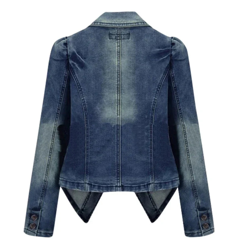 ELENA VITTORIA DENIM VEST