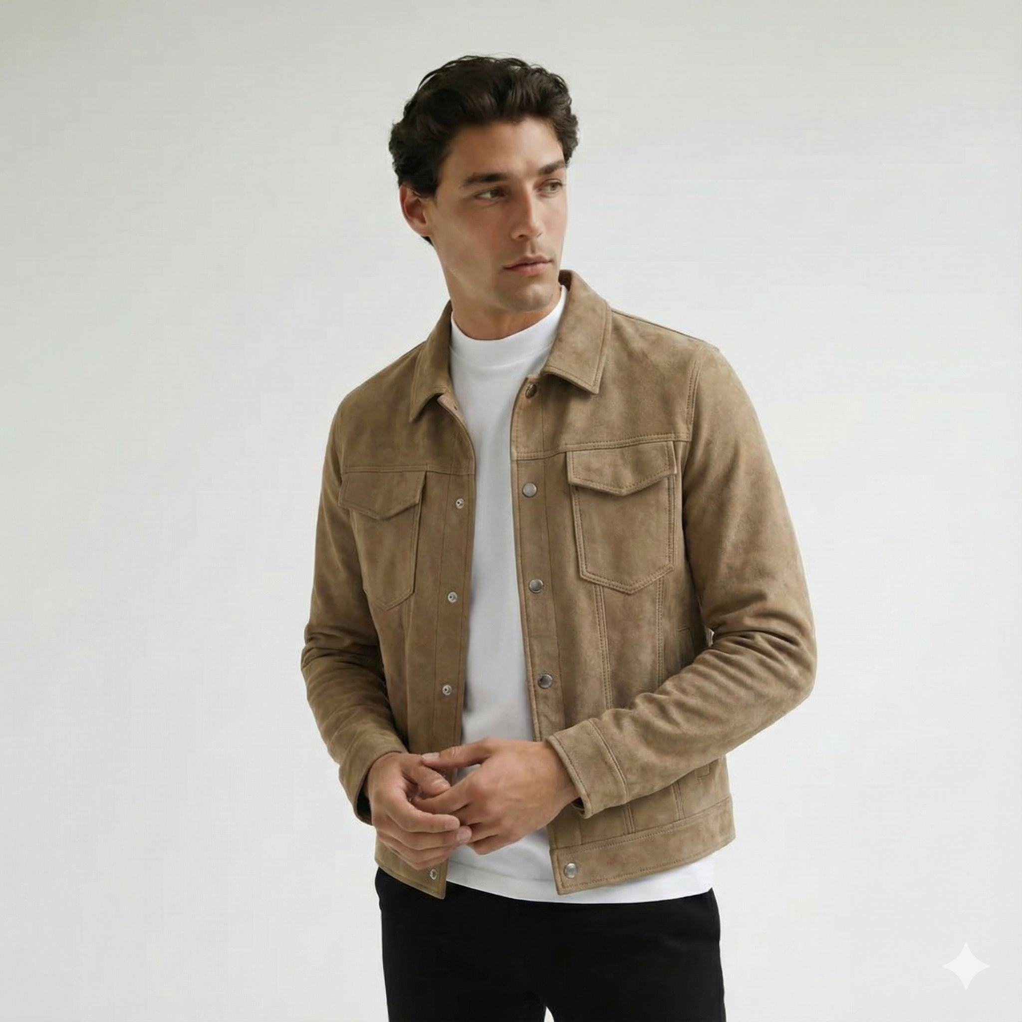 THEODORE MARCUS SUEDE BOMBER