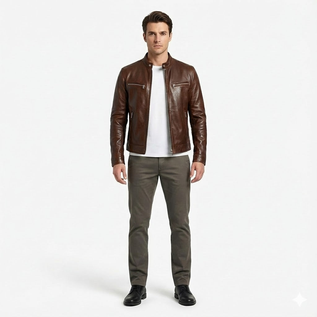 Barger Vintage Leather Jacket X2