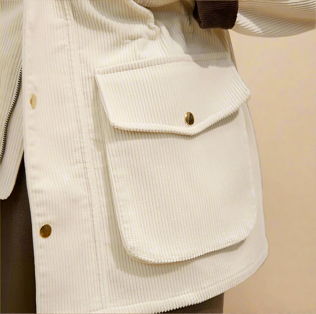 LORENZO MATTEO CORDUROY COAT