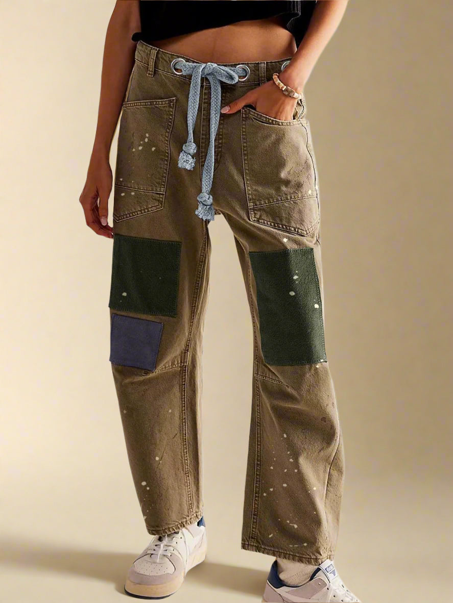 ALBA FIORELLA ARTISAN-INSPIRED PANTS
