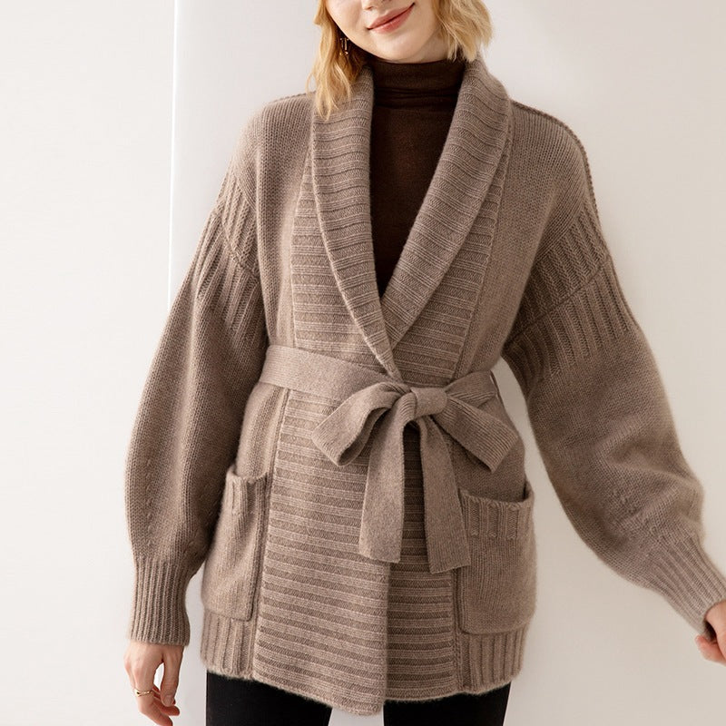 ANNABELLE GRACE BELTED CARDIGAN