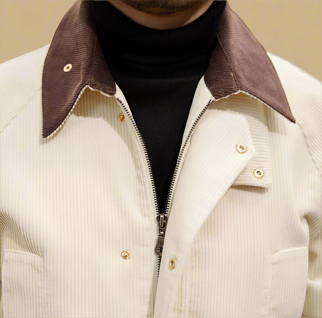 LORENZO MATTEO CORDUROY COAT