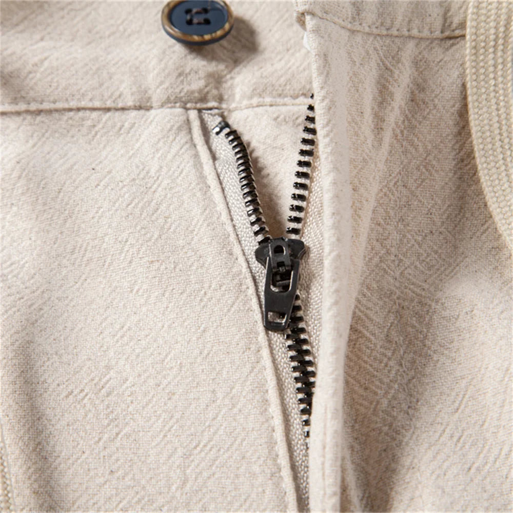 ALESSANDRO VITTORIO LINEN TROUSERS