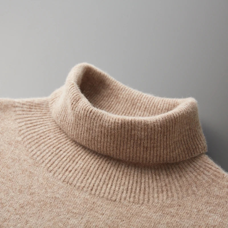 ALEXANDER STERLING MERINO WOOL TURTLENECK