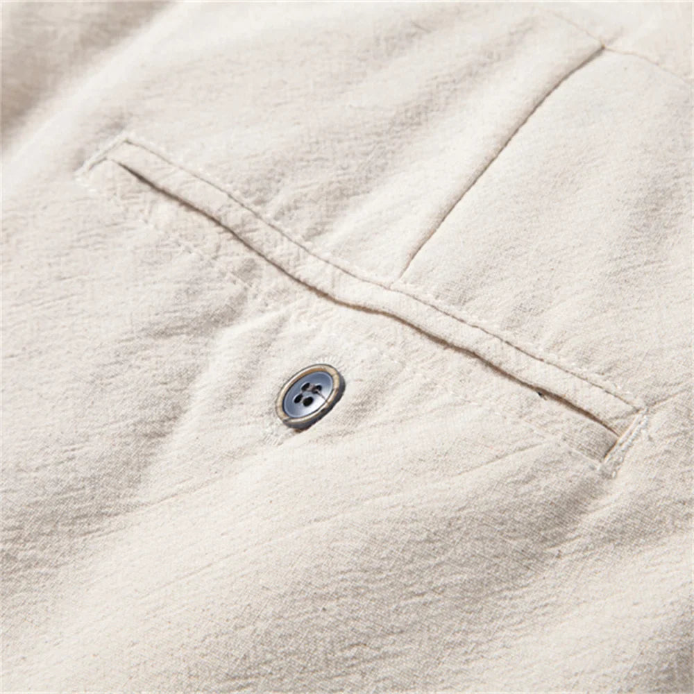 ALESSANDRO VITTORIO LINEN TROUSERS