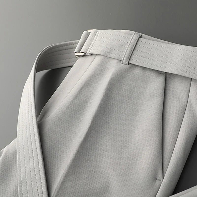 ALESSANDRO VITTORIO BELT SUIT PANTS