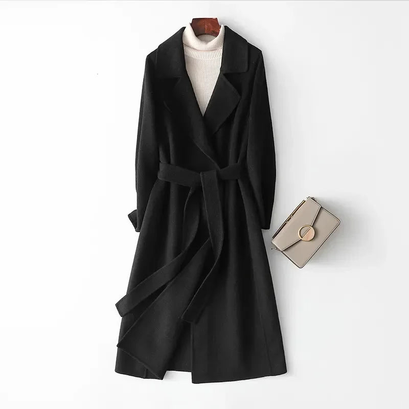 SOPHIA ISABELLA WOOL TRENCH COAT