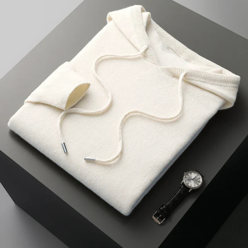 ALESSANDRO VITTORIO CASHMERE HOODIE SWEATER
