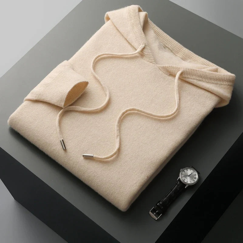 ALESSANDRO VITTORIO CASHMERE HOODIE SWEATER