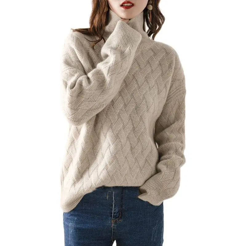 ISABELLA SOFIA TEXTURED TURTLENECK