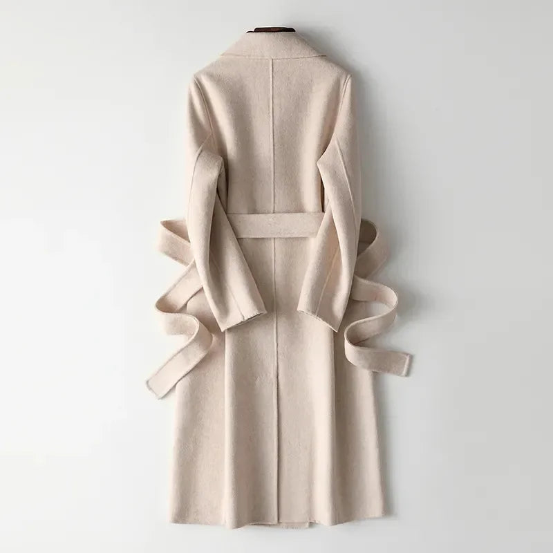 SOPHIA ISABELLA WOOL TRENCH COAT