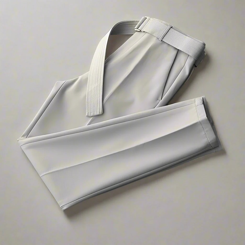 ALESSANDRO VITTORIO BELT SUIT PANTS