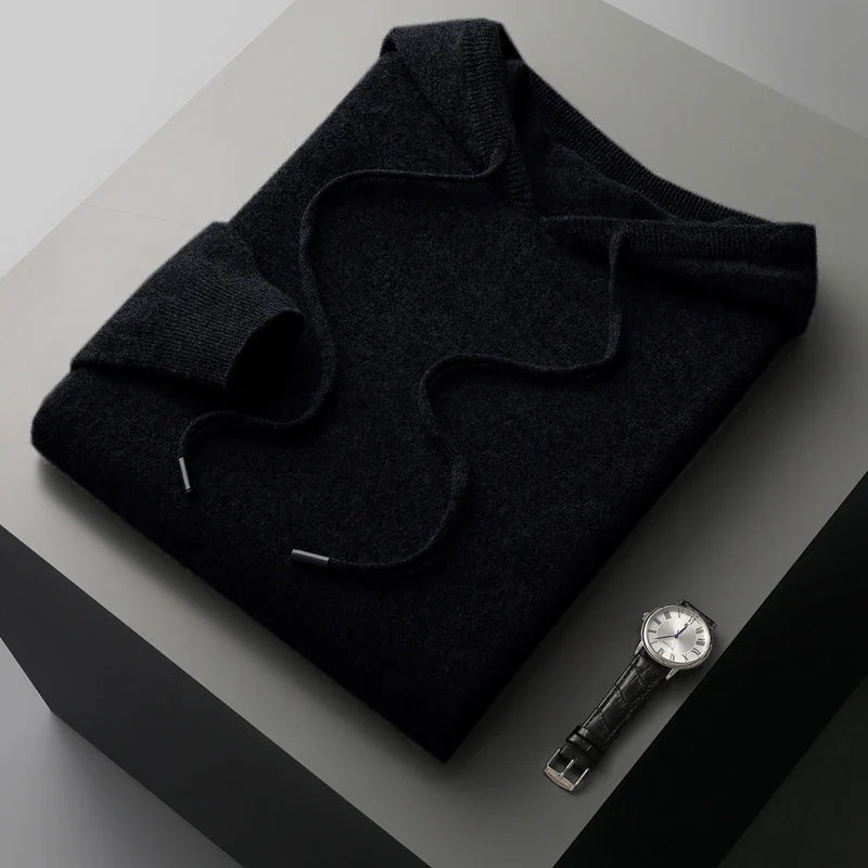 ALESSANDRO VITTORIO CASHMERE HOODIE SWEATER