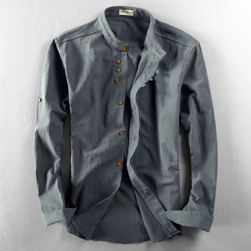 UMBERTO LORENZO COL MAO SHIRT