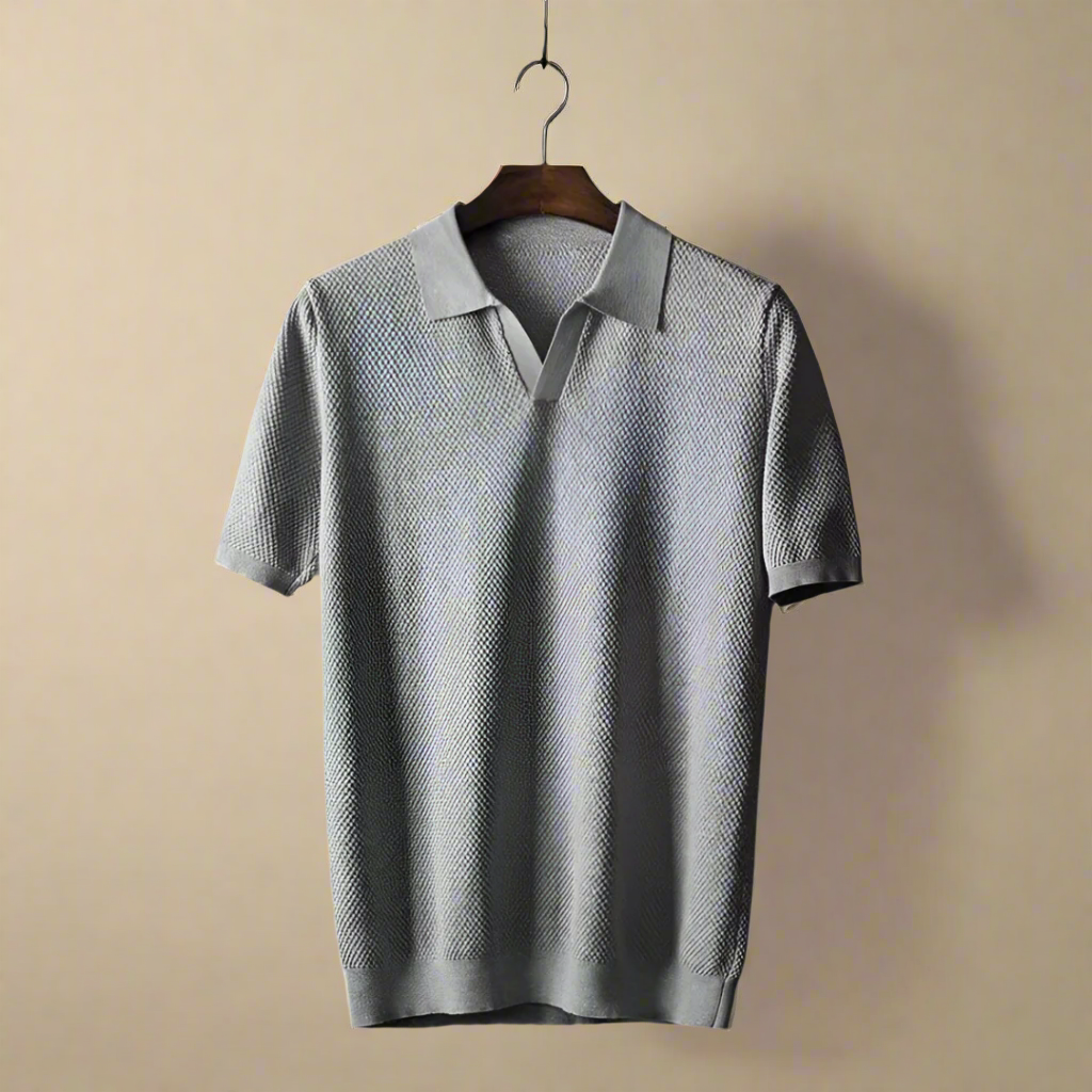 MAXIMILIAN COLE PIQUE KNIT POLO