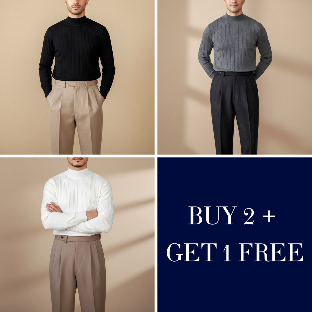 ALESSANDRO VITTORIO STRIPED KNIT SWEATER