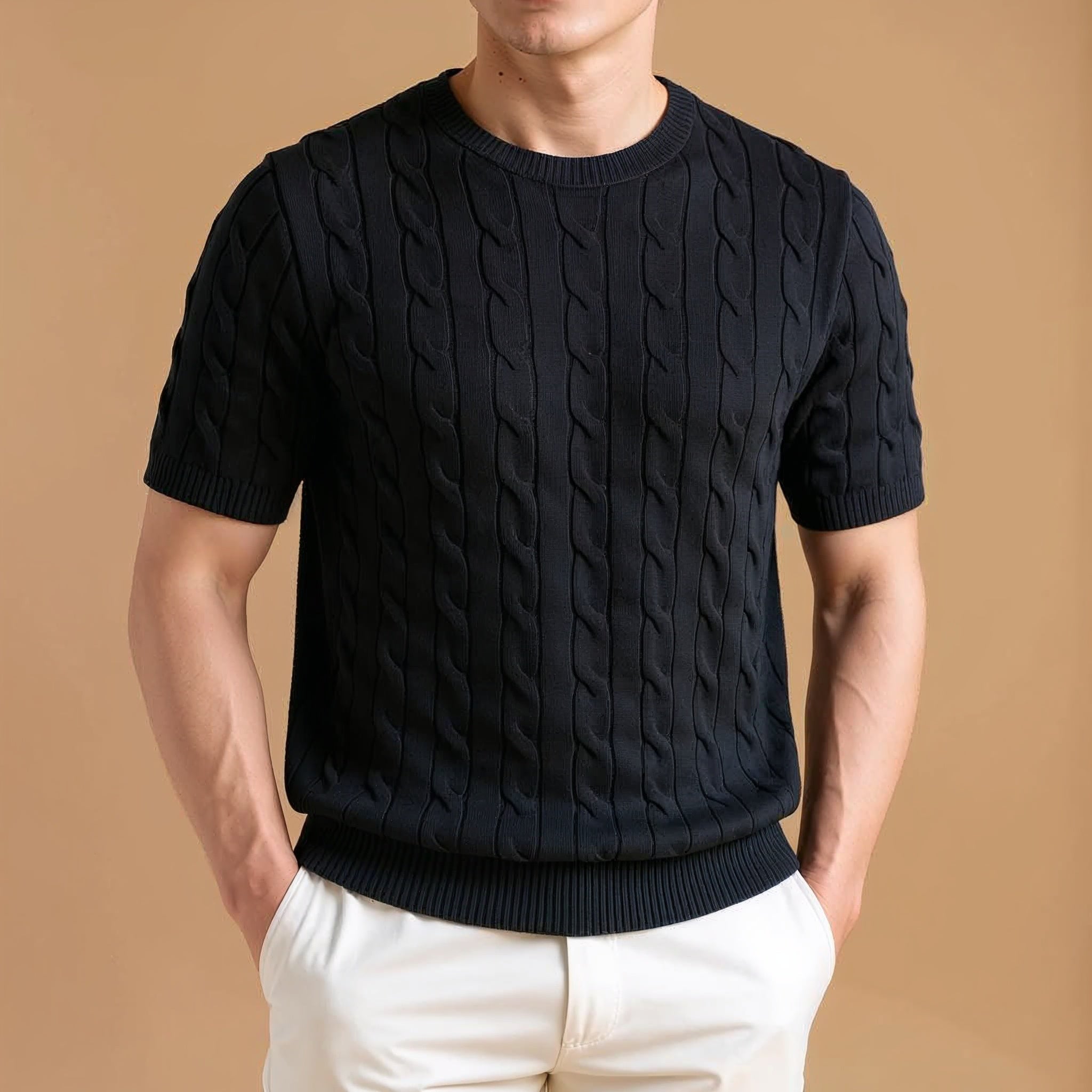 STEFANO EMILI FINE CABLE KNIT