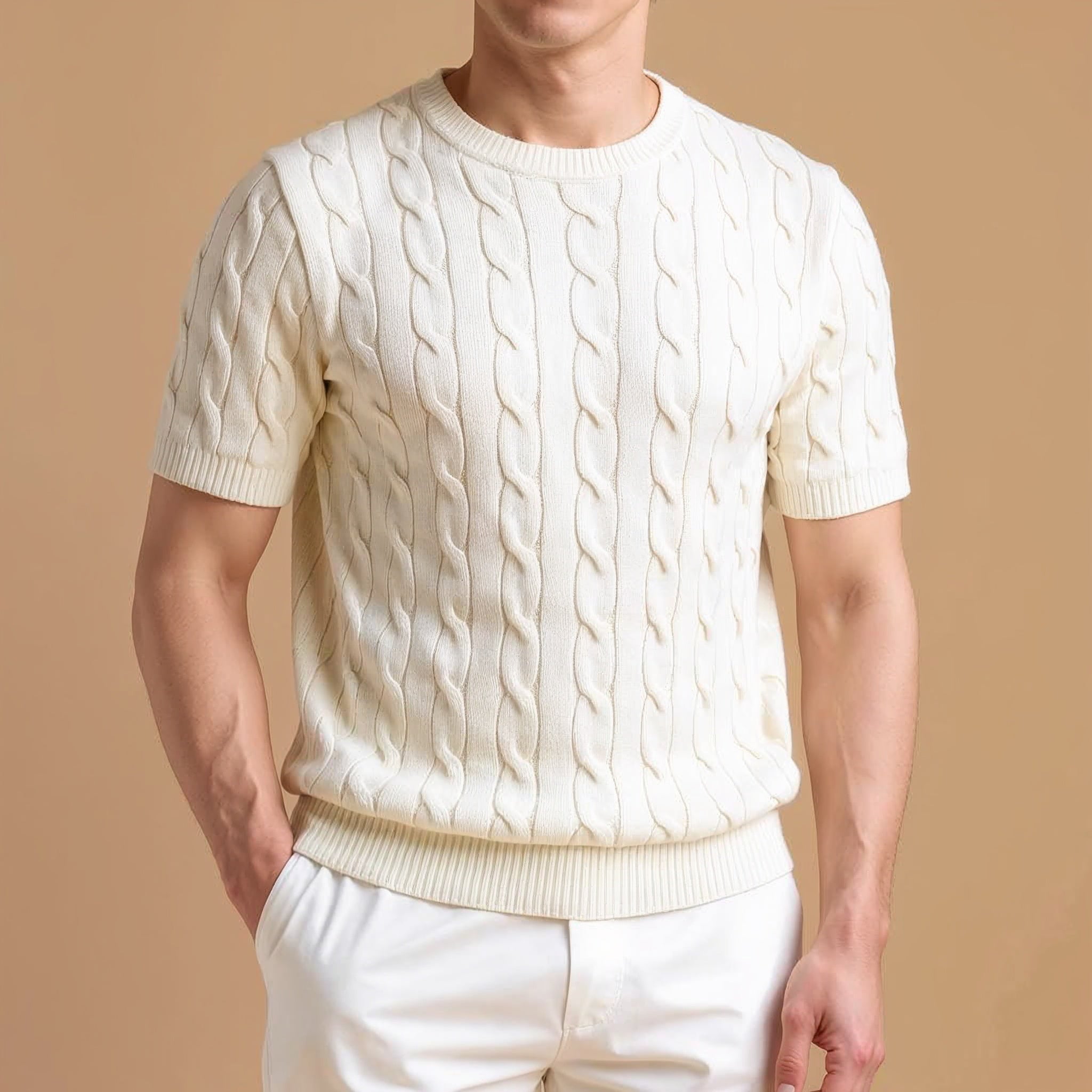 STEFANO EMILI FINE CABLE KNIT