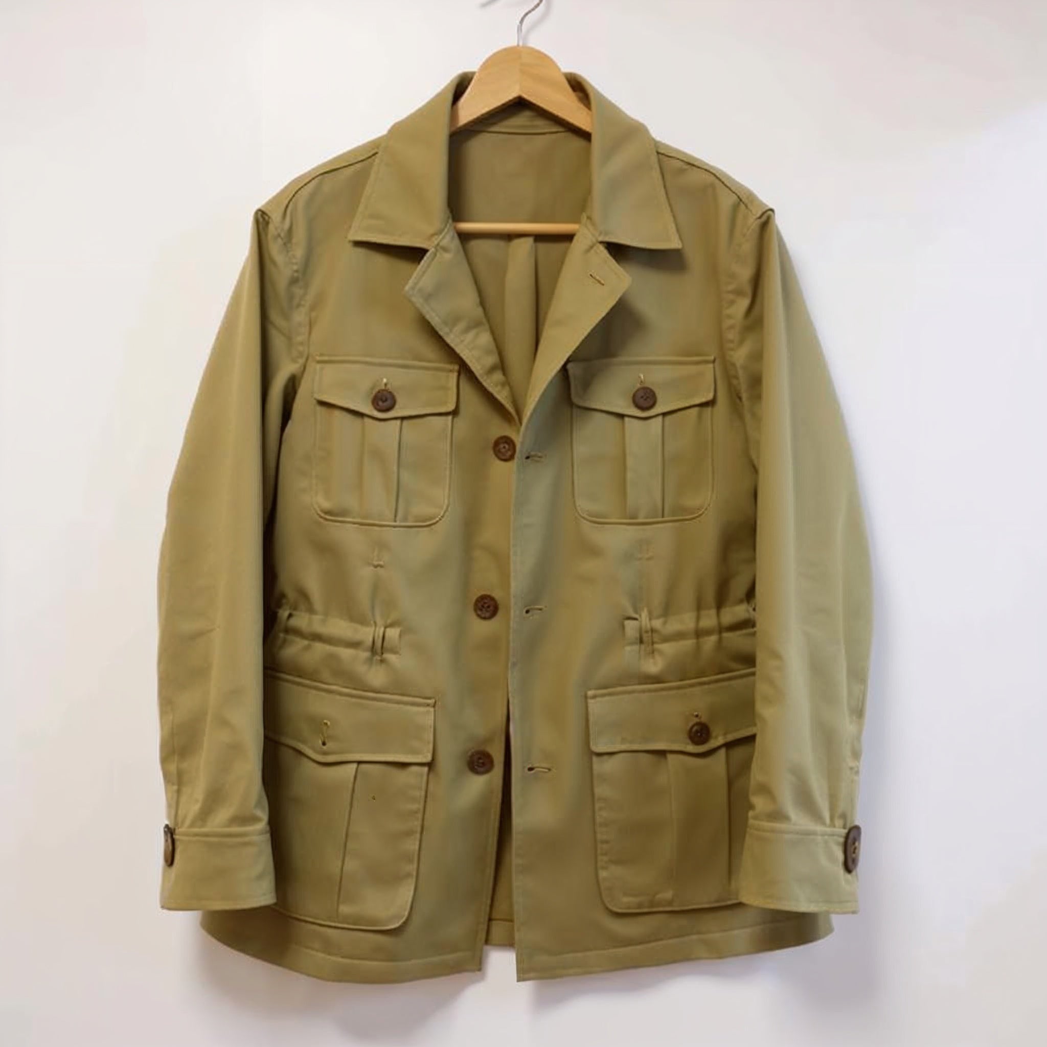 ANTONIO MARCELLO LINEN SAFARI JACKET