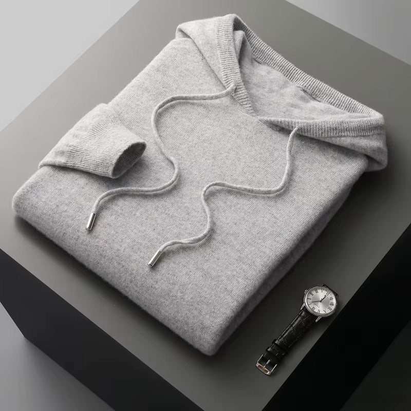 ALESSANDRO VITTORIO CASHMERE HOODIE SWEATER